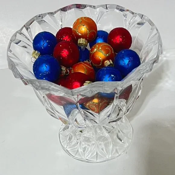 Vintage Glass Mini Christmas Ornaments – 3 Sets (45 Pieces) Collectible - Picture 13 of 14